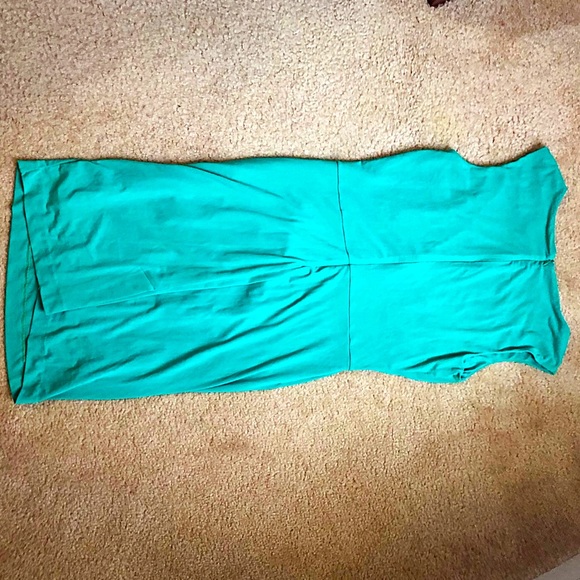 Mango green sleeveless midi dress size M - Picture 5 of 6